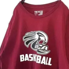 アディダス バスケットボール OCA Tシャツ L レッド 赤 古着