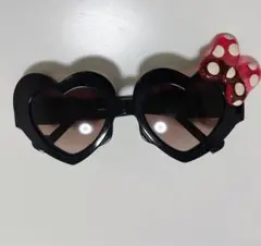 ディズニー　ミニー　ハート型 サングラス