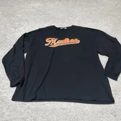 WEGO ウィゴーMadison プリントロゴ 長袖カットソー