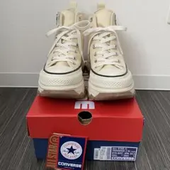 【美品】CONVERSE TREKWAVE Z HI アイボリー 24.0cm