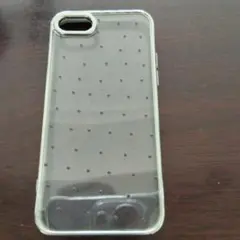 iPhone用 ドット柄 クリアケース