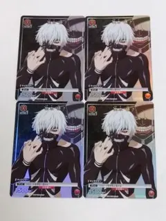 東京喰種「金木研」《プロモーションカード》４枚セット　赤