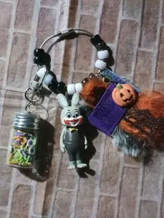 ハンドメイド じゃらじゃらキーホルダー ハロウィン(最終値下げ)