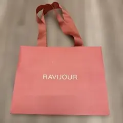 RAVIJOUR ピンク トートバッグのサムネイル
