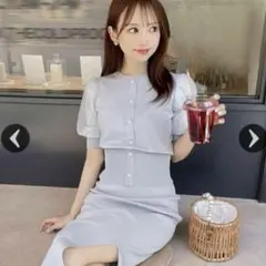 michellMacaron ミシェルマカロン スカートのみ 白のサムネイル