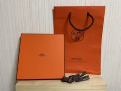 HERMES ショッピングバッグとリボン、箱セット