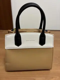 MERCURYDUO ハンドバッグ 黒 白 ベージュのサムネイル