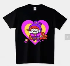 5.6オンス Tシャツ　ブラック　ハート　サブカル　サイコ　メンヘラ