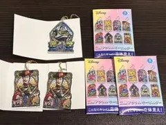 二層アクリルキーホルダー トイストーリー バズ ウッディ ディズニー