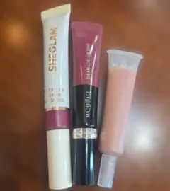 リップグロス3点セット（SHEGLAM, MAQuillAGE, RMK）