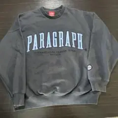 paragraph パラグラフ　スウェット　トレーナー