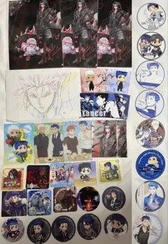 Fate fgo ランサー クー・フーリン 複製原画 コースター ミニファイル 