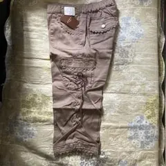 axes femme レース装飾 カーゴパンツ クロップド丈のサムネイル