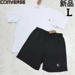 新品　CONVERSE メンズ 半袖Tシャツ ハーフパンツ セットアップ