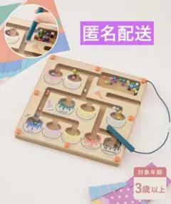 ① 木製ボールトイ 知育玩具 木製 ボール トイ スリーコインズ 3coinsのサムネイル