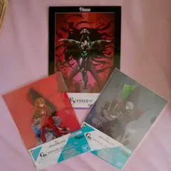 エヴァンゲリオンイラストボードクリアファイル(ステッカー入り)３枚セット