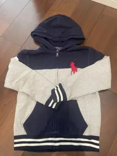 Polo Ralph Lauren パーカー S (8) ネイビー/グレー