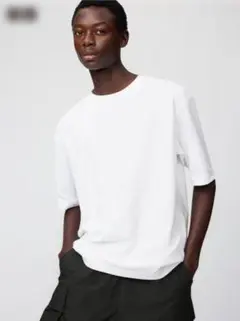 【新品 未使用 未開封】ユニクロU エアリズムコットンオーバーサイズTシャツ