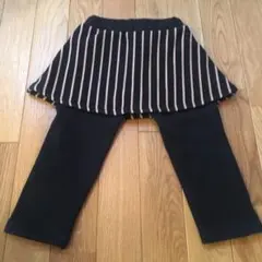 韓国子供服bee 裏起毛 スカッツ　レギンス付きスカート