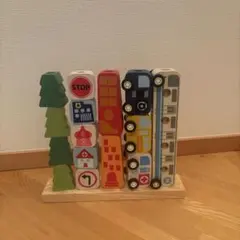 知育玩具　l’m TOY木製積み木 数字と色の学習