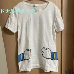 Disney ドナルドダック Tシャツ ホワイト　Mサイズ