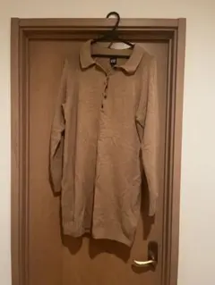 GAP ベージュ ニットワンピース