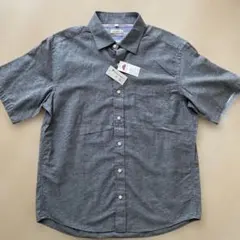 【新品タグ付】TOPVALUメンズ半袖シャツ L グレーのサムネイル