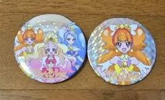 プリンセスプリキュア きらきら 缶バッジ トゥインクル フローラ マーメイド