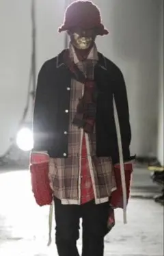 【名作】SHINYAKOZUKA HIS SHIRT 赤チェック　ネルシャツのサムネイル
