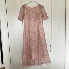 JILL STUART ジルスチュアート 総レース ワンピース ピンク