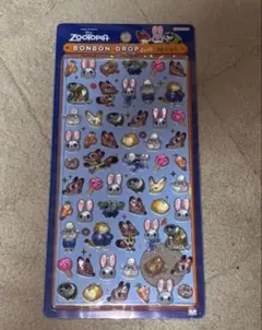 ズートピア　ボンボンドロップシールミニ　ディズニー ボンボンドロップシール