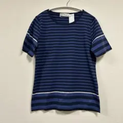 新品 コットン100% Golden Bear ボーダー Tシャツ ネイビー Mのサムネイル