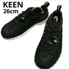【人気】KEEN ユニーク スニーク 1023498 ブラック スニーカー 26のサムネイル