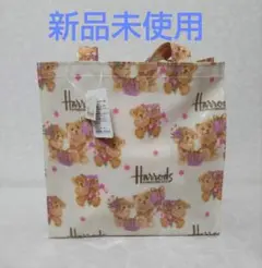 ハロッズ　Harrods　ビニールバッグ　トートバッグ　ベア　　くま　英国製
