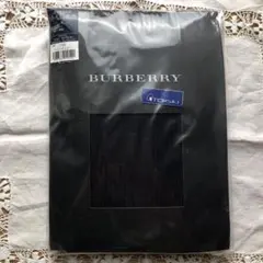 BURBERRY ストライプタイツ M~Lサイズ 110デニール ナイトネイビー