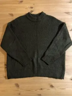 FREAK'S STORE ダークグリーン オーバーサイズモヘアニット M