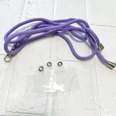 ⭐︎ スマホショルダー スマホストラップ 紫色 落下 パープル