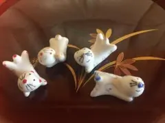 可愛い猫の箸置き４個＋おまけ２個付き・再値下げ中！