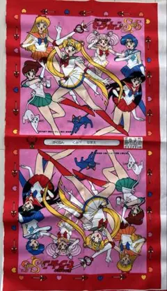 セーラームーン SuperS の生地　座布団