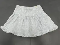 ケイトスペード　ショートパンツ付きフリルスカート　グレーシルバー　130cm