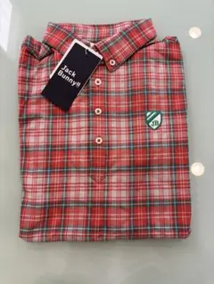 Jack Bunny メンズ シャツ サイズ6 レッドチェック