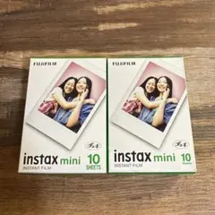 FUJIFILM instax mini インスタントフィルム 2パック