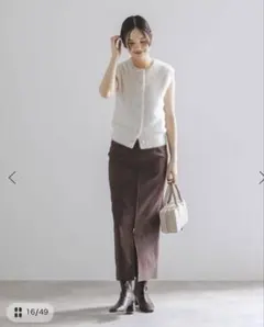 RyNyコンフォートストレッチジップタイトスカート