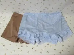 ☆SALE☆【新品未使用品】レース装飾付きハイウエストショーツ ３点セット