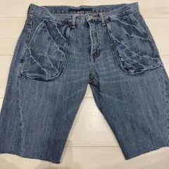 デニム ショートパンツ カットオフのサムネイル