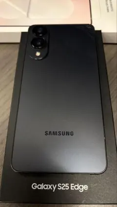 GALAXY S25 Edge ブラック SIMフリー 米国版シャッター音なし - メルカリ