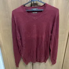 CHRISTIAN ORANI バーガンディ Lサイズ セーター