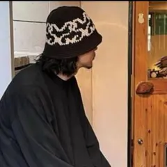 クラッシャーハット ニット バケット ストリート 男女兼用　韓国