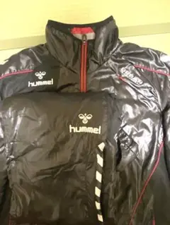 hummel ピステ・ウィンドブレーカー 黒上下