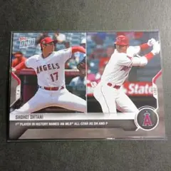 大谷翔平 2021 Topps Now 指名打者と投手としてオールスターに選出